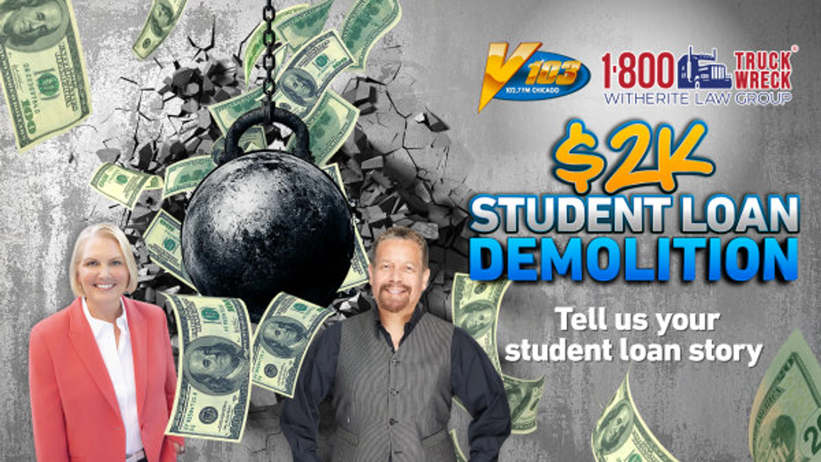 Enter For A Chance To Win $2,000 Toward Your Student Loan Courtesy 1-800 Truck Wreck