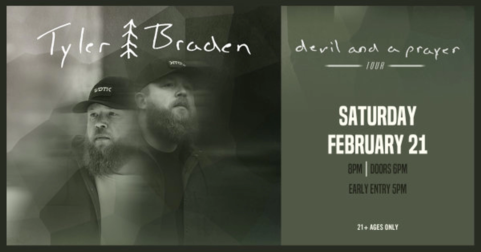 Win tickets to see Tyler Braden at Jergel's Rhythm Grille!