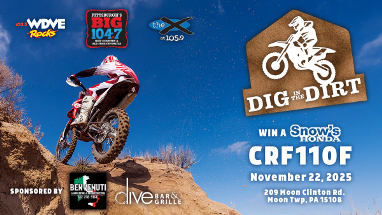 Dig In The Dirt with Snow’s Honda 2025!