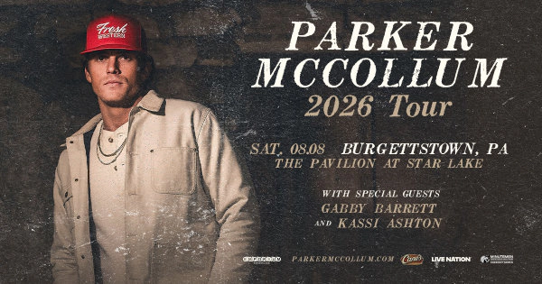 Win tickets to see Parker McCollum at The Pavilion at Star Lake!