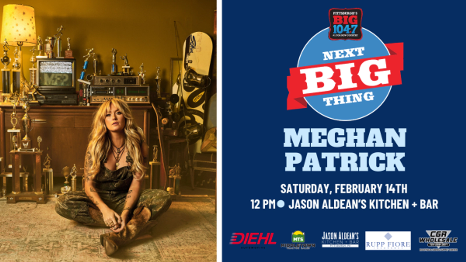 Win VIP tickets to our Next BIG Thing with Meghan Patrick!
