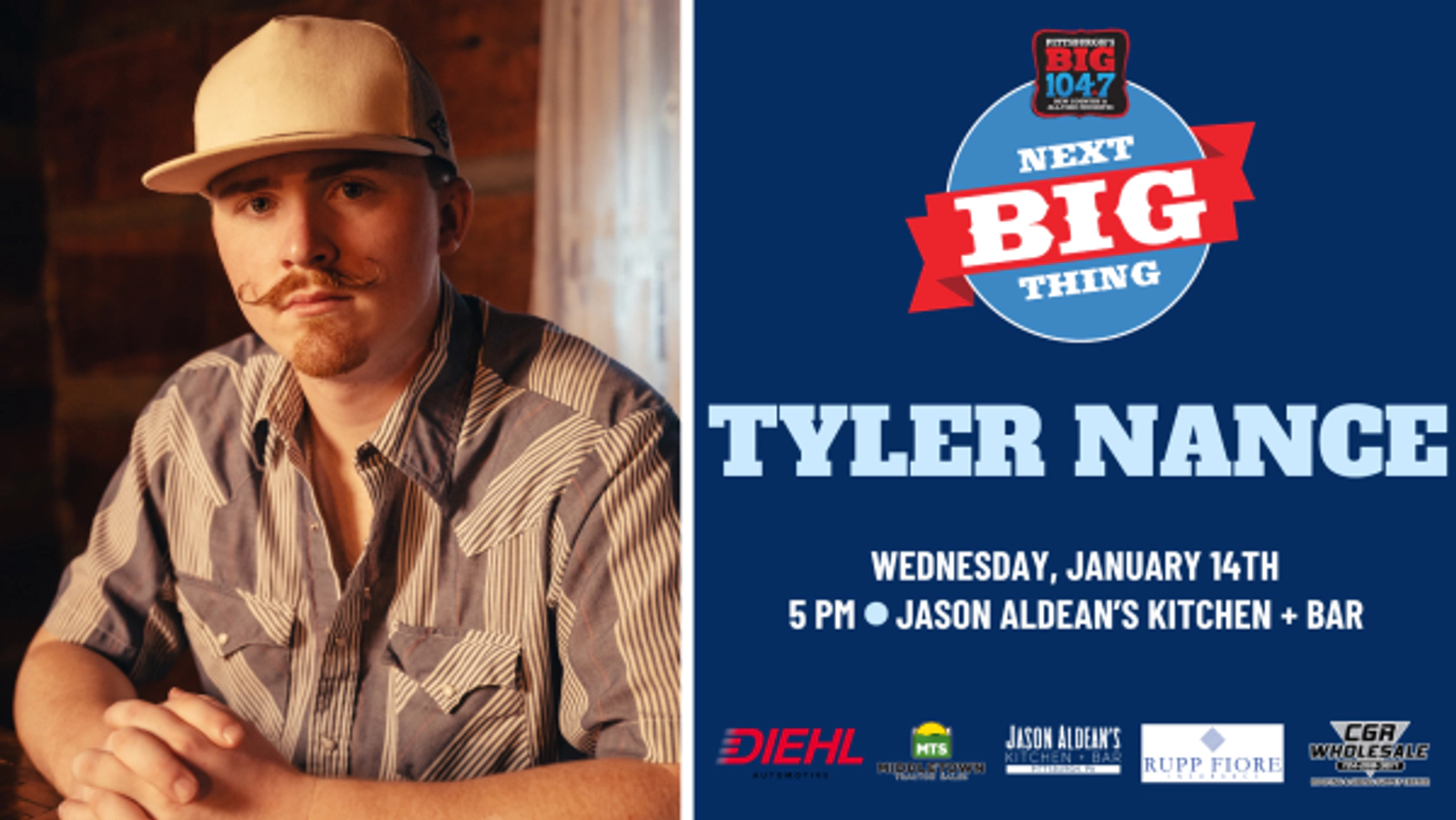 Win VIP tickets to our Next BIG Thing with Tyler Nance!