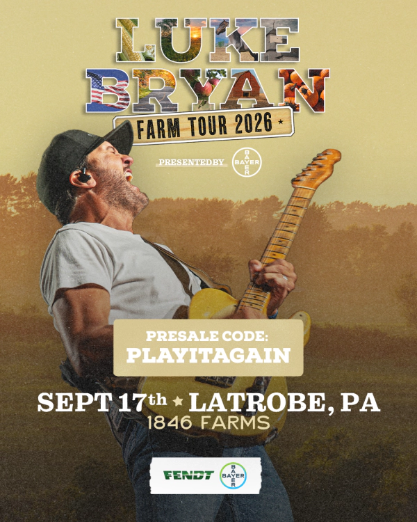 Win tickets to see Luke Bryan at 1846 Farms!