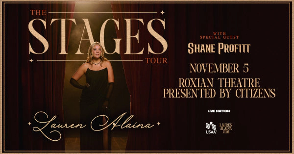 Win tickets to see Lauren Alaina at the Roxian Theatre!