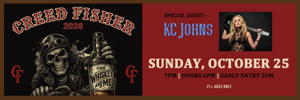 Win tickets to see Creed Fisher at Jergel's Rhythm Grille!