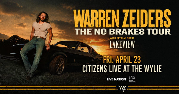 Win tickets to see Warren Zeiders at Citizens Live at The Wylie!