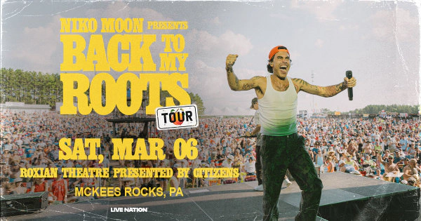 Win tickets to see Niko Moon at the Roxian Theatre!