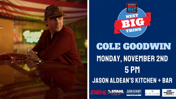 Win VIP tickets to our Next BIG Thing with Cole Goodwin!