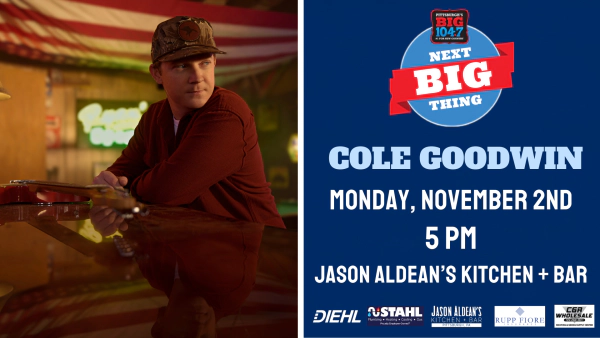 Win VIP tickets to our Next BIG Thing with Cole Goodwin!