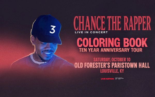 Chance the Rapper @ Paristown Hall 10/10/26