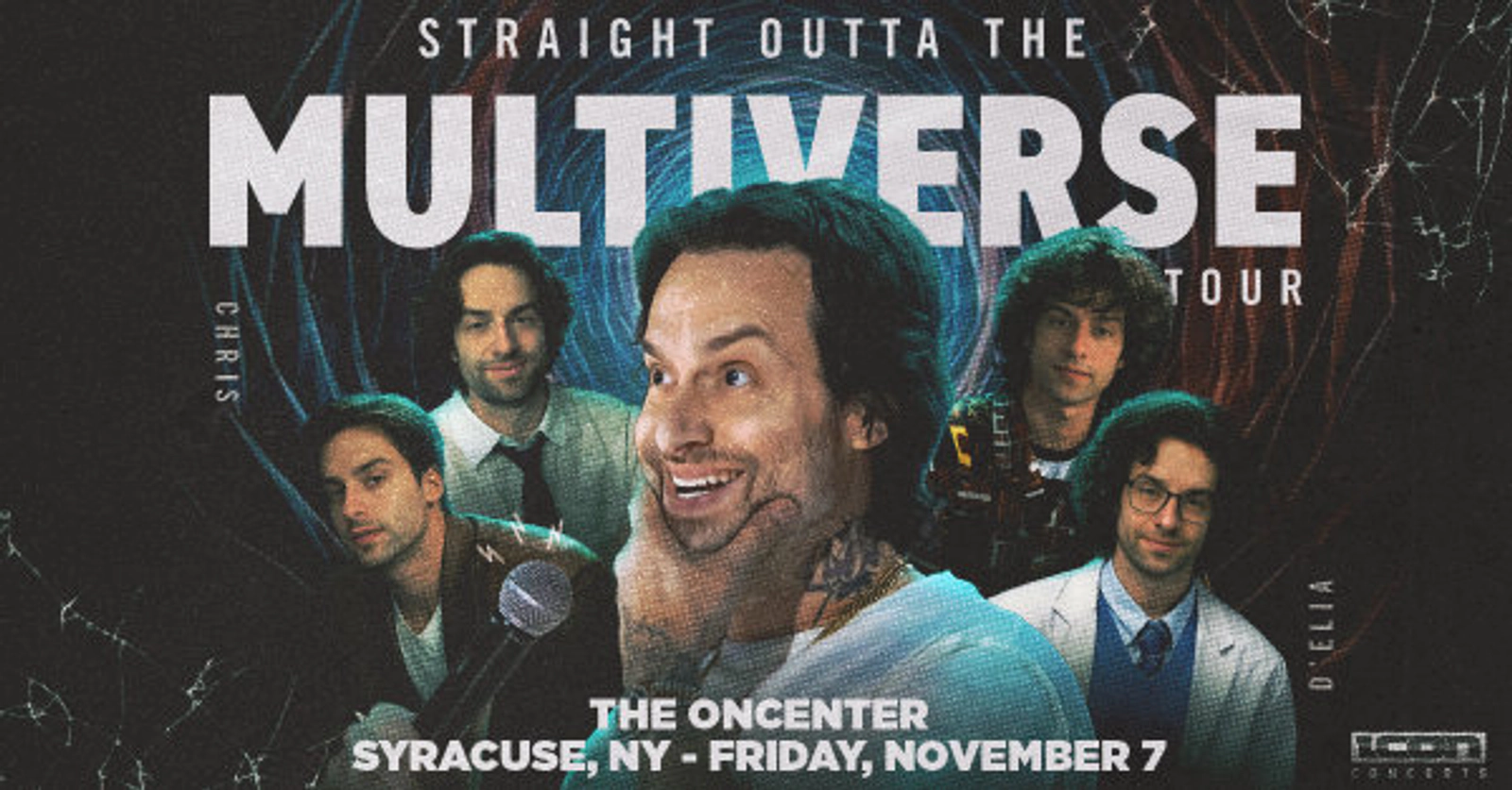 Win Tickets to see Comedian Chris D’Elia at The Oncenter Crouse Hinds Theatre!