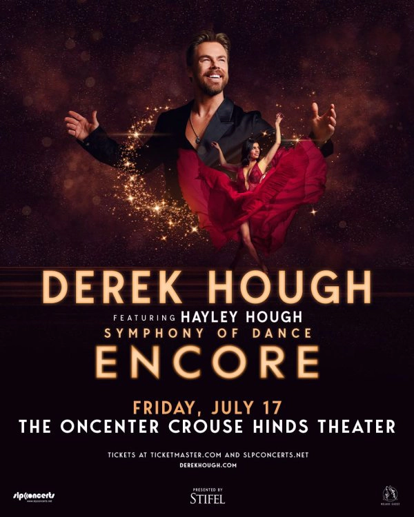 Win Tickets to see Derek Hough at the Oncenter!