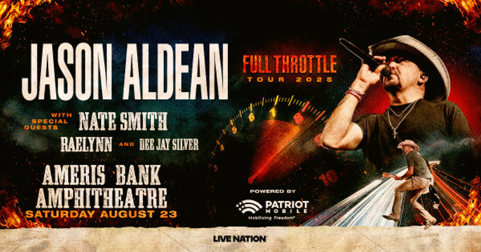 See Jason Aldean at Ameris Bank Amphitheatre!