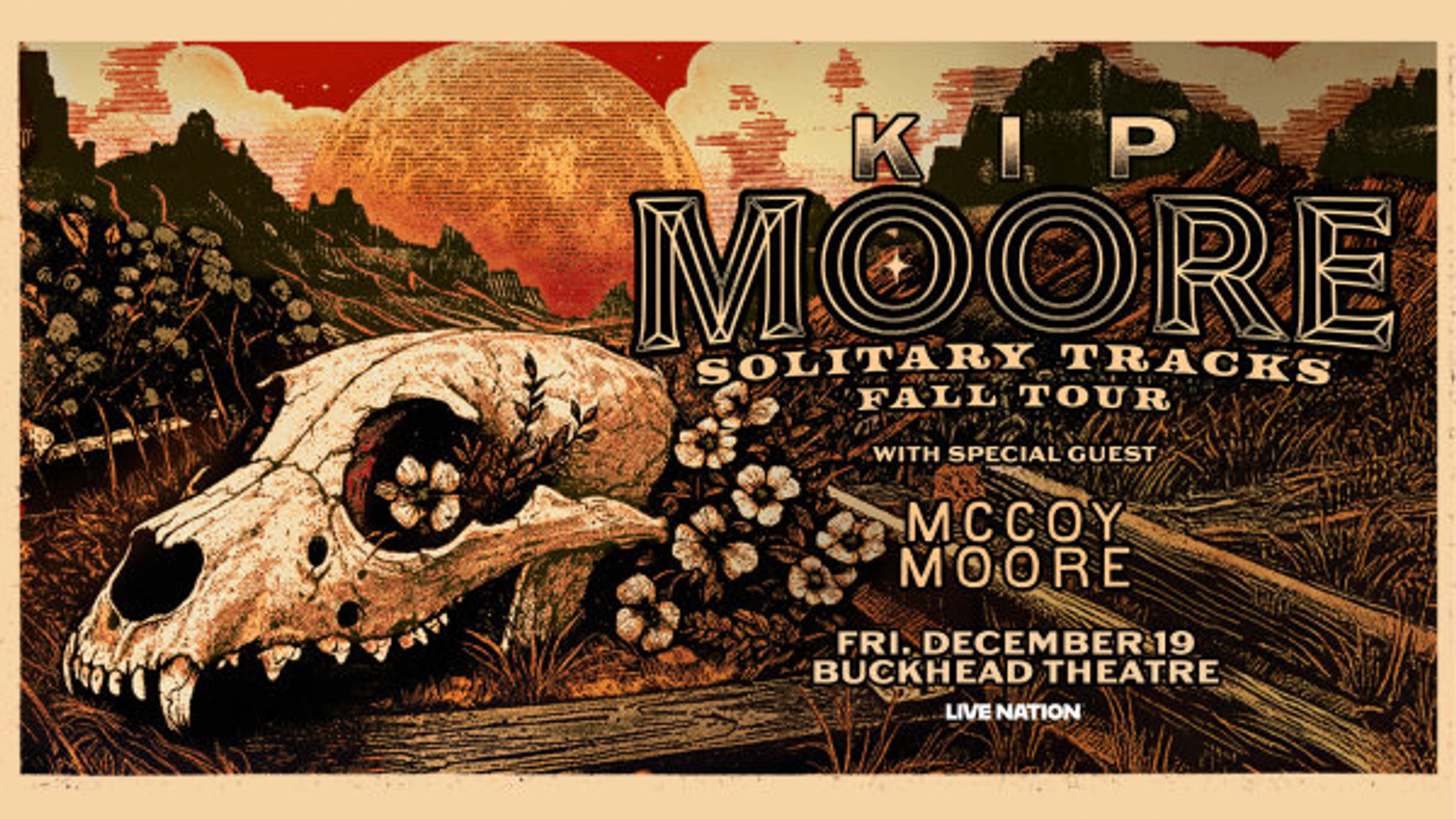 Win tickets to Kip Moore at Buckhead Theatre!