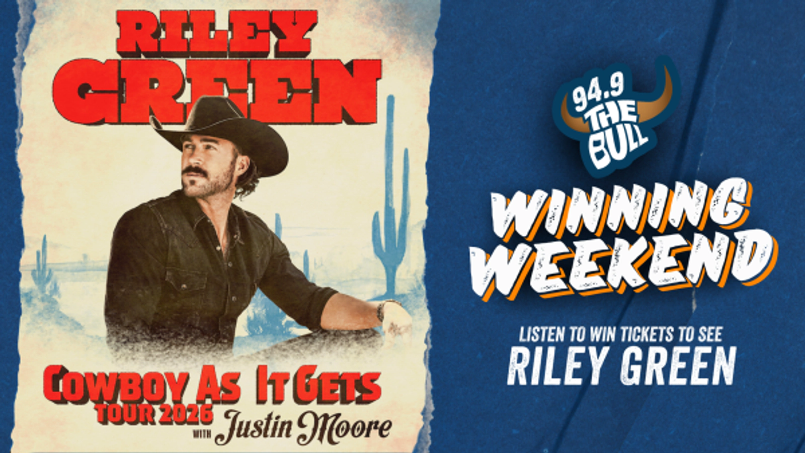 Winning Weekend: Riley Green at Ameris Bank Amphitheatre!