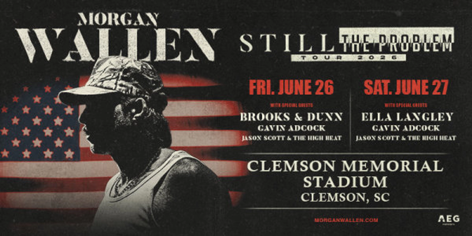 Morgan Mania: Listen to win tickets to Morgan Wallen at Clemson Memorial Stadium!