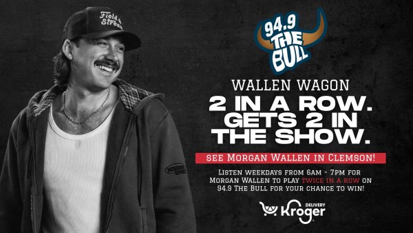 Morgan Wallen: 2 in a Row. Gets 2 in the Show!
