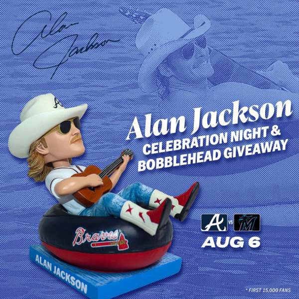 Win tickets to the Atlanta Braves Alan Jackson Celebration Night!
