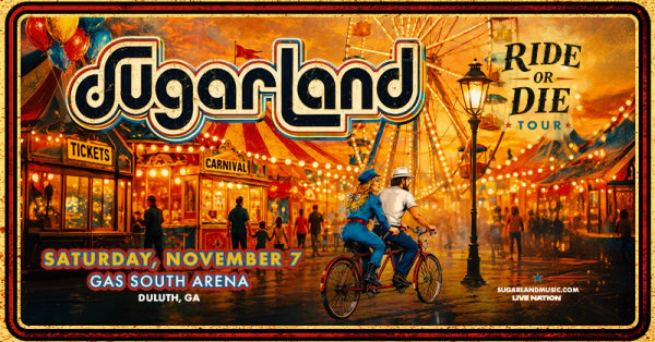 Win tickets to Sugarland: Ride or Die Tour at Gas South Arena!