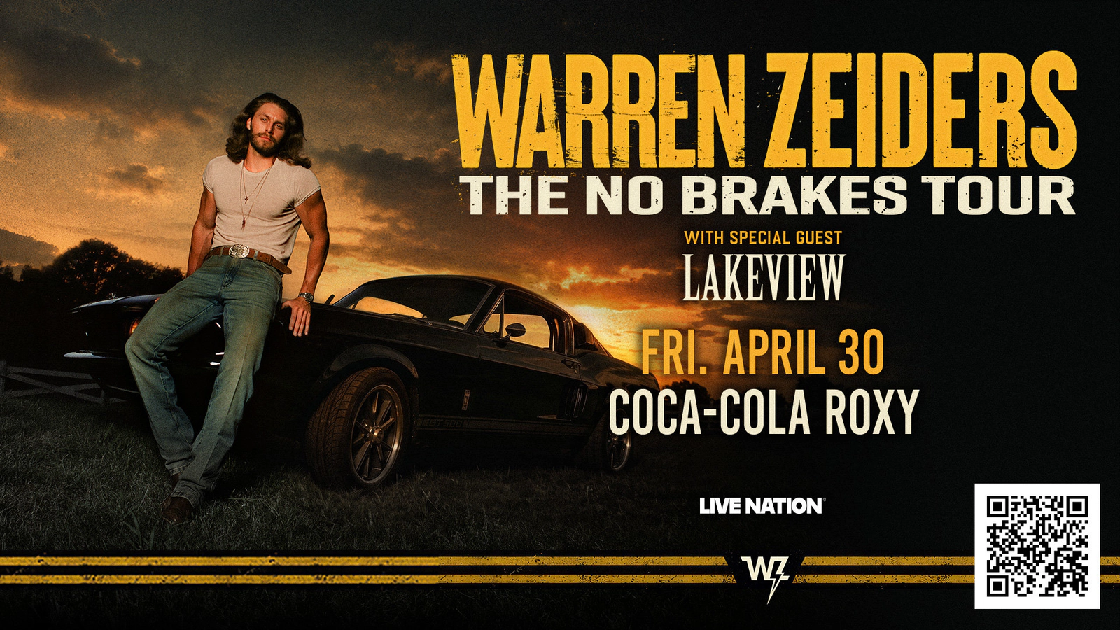 Win tickets to see Warren Zeiders on The No Breaks Tour!
