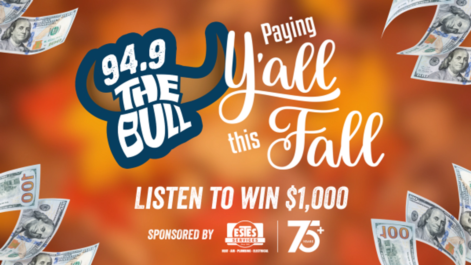 Paying Y'all This Fall: Listen to win $1000
