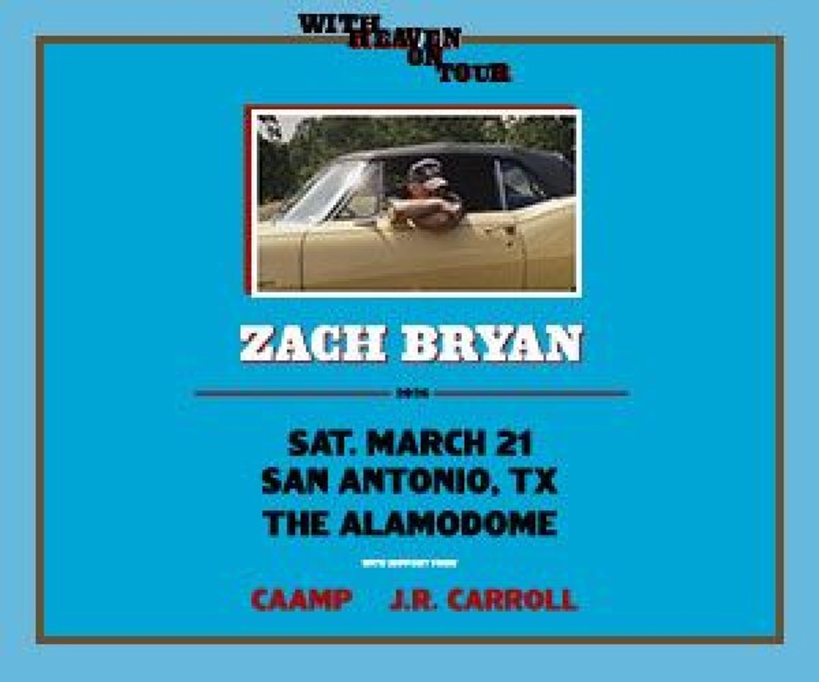 ENTER FOR A CHANCE TO WIN A PAIR OF TICKETS TO ZACH BRYAN!