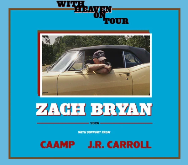ENTER FOR A CHANCE TO WIN A PAIR OF TICKETS TO ZACH BRYAN!