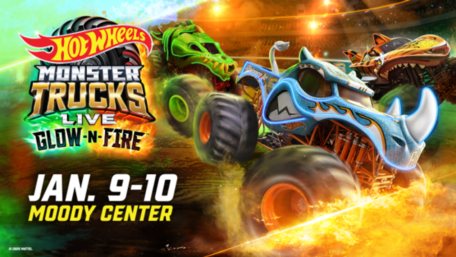 ENTER FOR A CHANCE TO WIN A 4-PACK TO HOT WHEELS MONSTER TRUCKS!