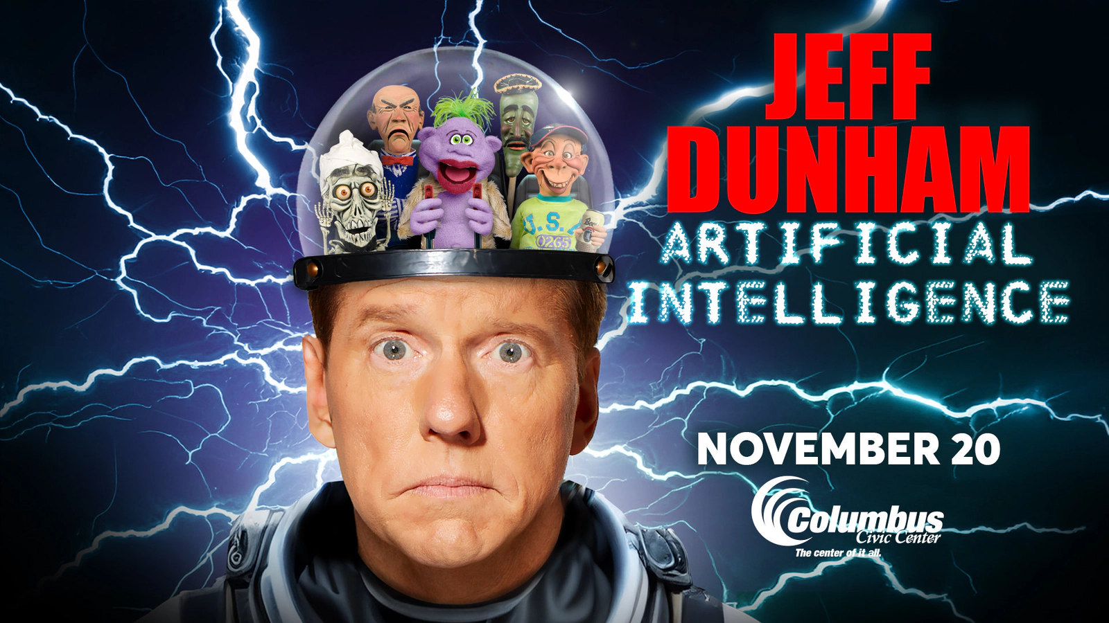 Jeff Dunham Artificial Intelligence Ticket Giveaway
