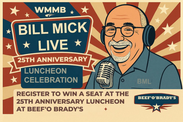 Be one of 25 people to join Bill Mick for his 25th Anniversary Party!