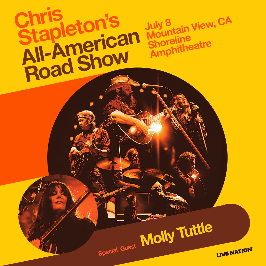 Enter for your chance to win a pair of tickets to see Chris Stapleton at Shoreline Amphitheatre on July 8th!