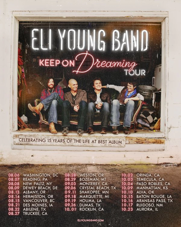 Eli Young Band Live at the Monterey County Fair on September 3rd!