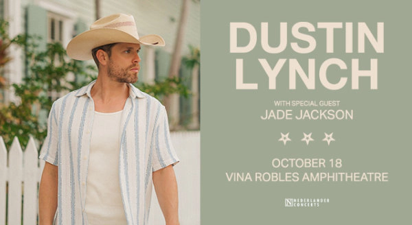 Win Tickets to see Dustin Lynch at the Vina Robles Amphitheatre on Oct. 18th!