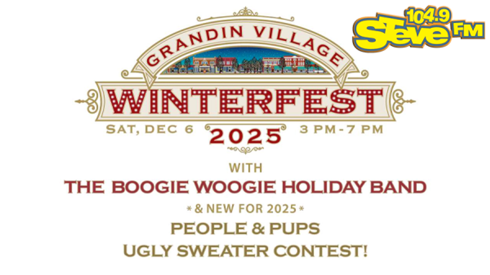 Steal STEVE's Grandin Village Winterfest Prize Pack!