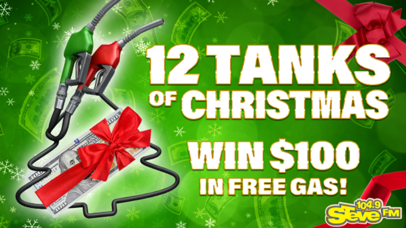 12 Tanks of Christmas - Win $100 in Free Gas!