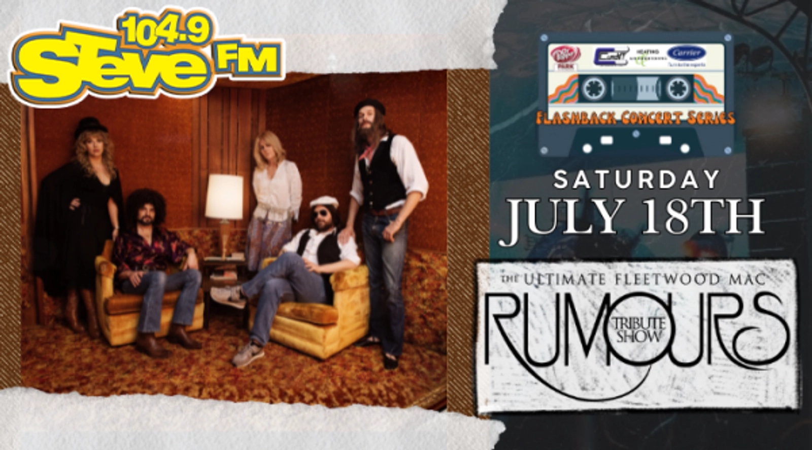 Steal STEVE's Seats to RUMOURS Fleetwood Mac Tribute at Dr Pepper Park in 2026!