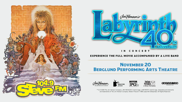 Steal STEVE's Seats to Jim Henson’s Labyrinth: In Concert!