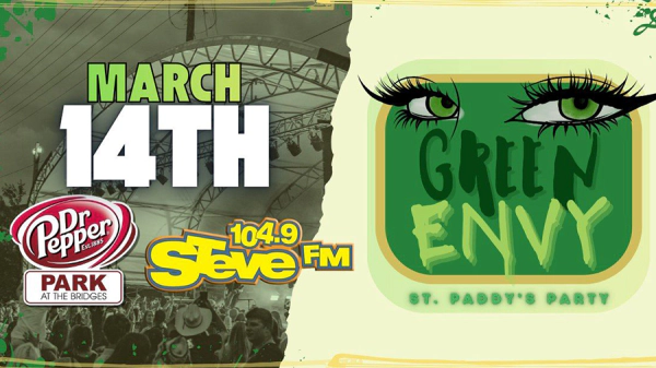 Steal STEVE's Seats to GREEN ENVY St. Paddy's Party at Dr Pepper Park!