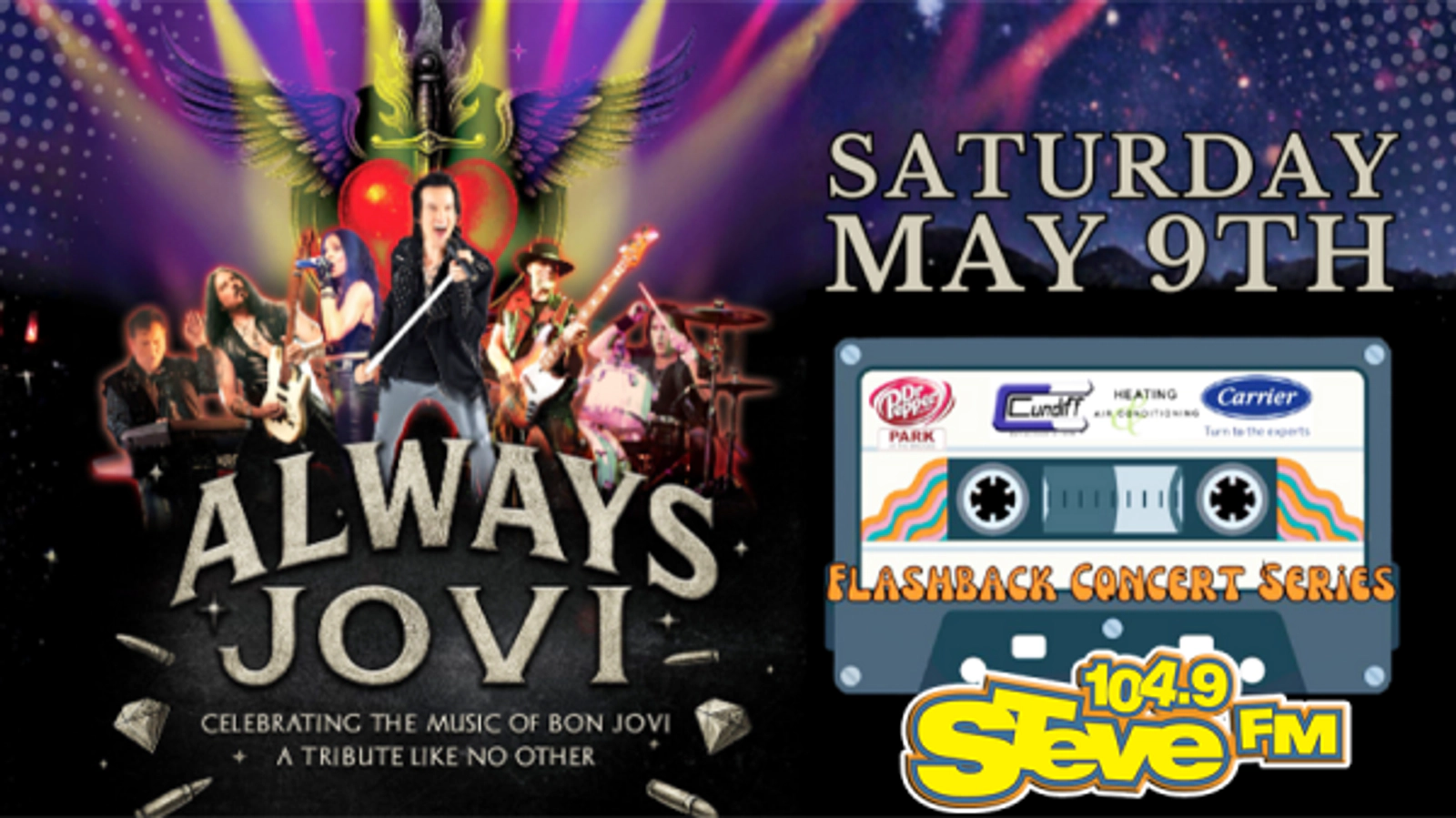 Steal STEVE's Seats to ALWAYS JOVI at Dr Pepper Park!