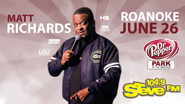LAST CHANCE to Steal STEVE's Seats to Comedian MATT RICHARDS at Dr Pepper Park!