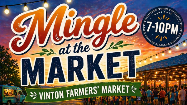 Steal STEVE's Seats to Vinton's MINGLE AT THE MARKET!