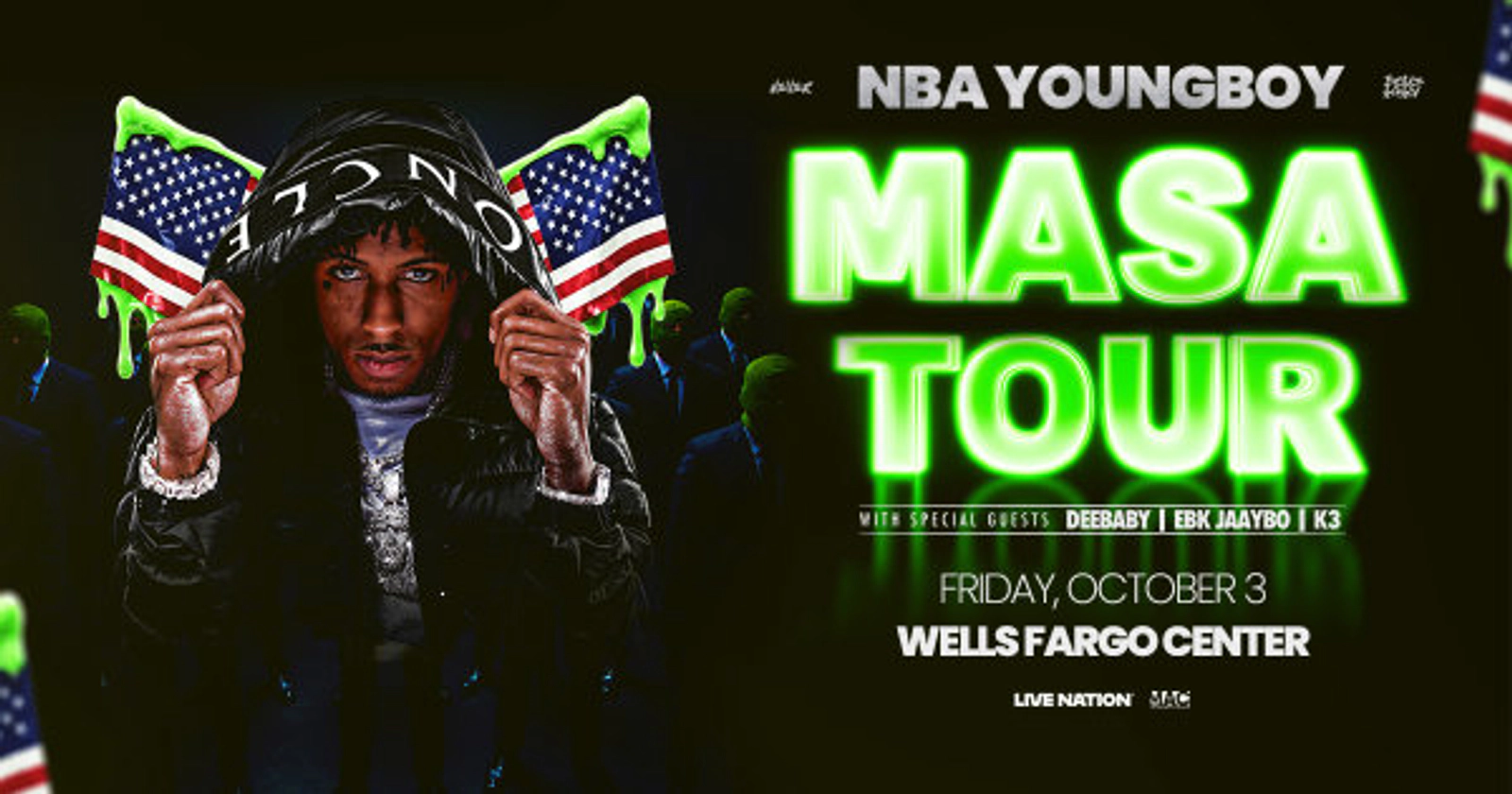 See NBA YOUNGBOY at Wells Fargo Center!