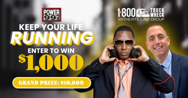 Win $1,000 to Keep Your Life Running courtesy of 1-800-Truck-Wreck!