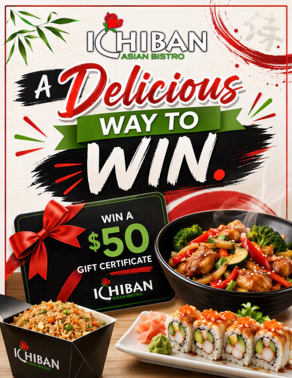 Ichiban's $50 Friday Giveaway!