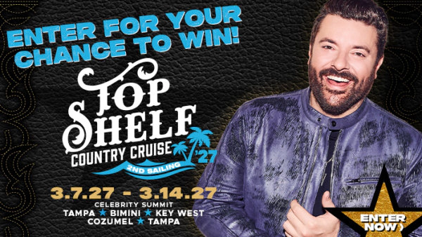 Chris Young & Top Shelf Country Cruise Sweepstakes