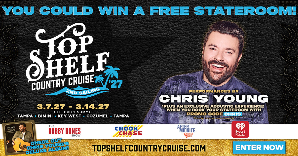 Chris Young & Top Shelf Country Cruise Sweepstakes