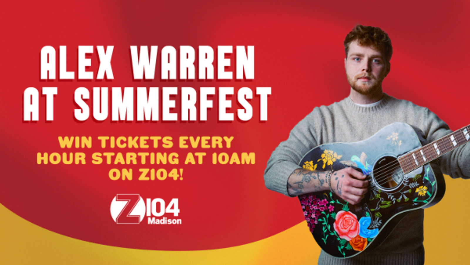 See Alex Warren at Summerfest!!
