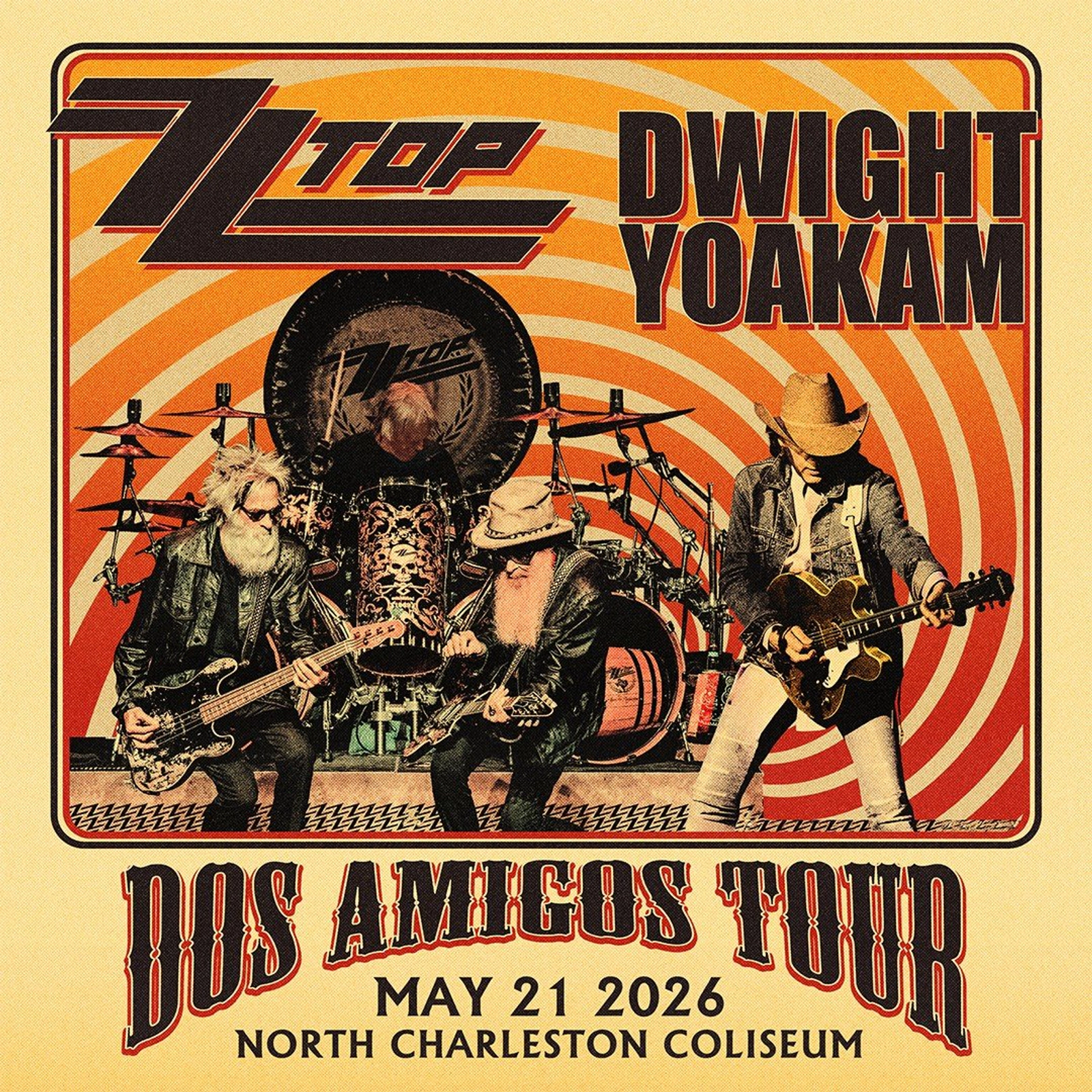 ZZ Top and Dwight Yokam May 21, 2026