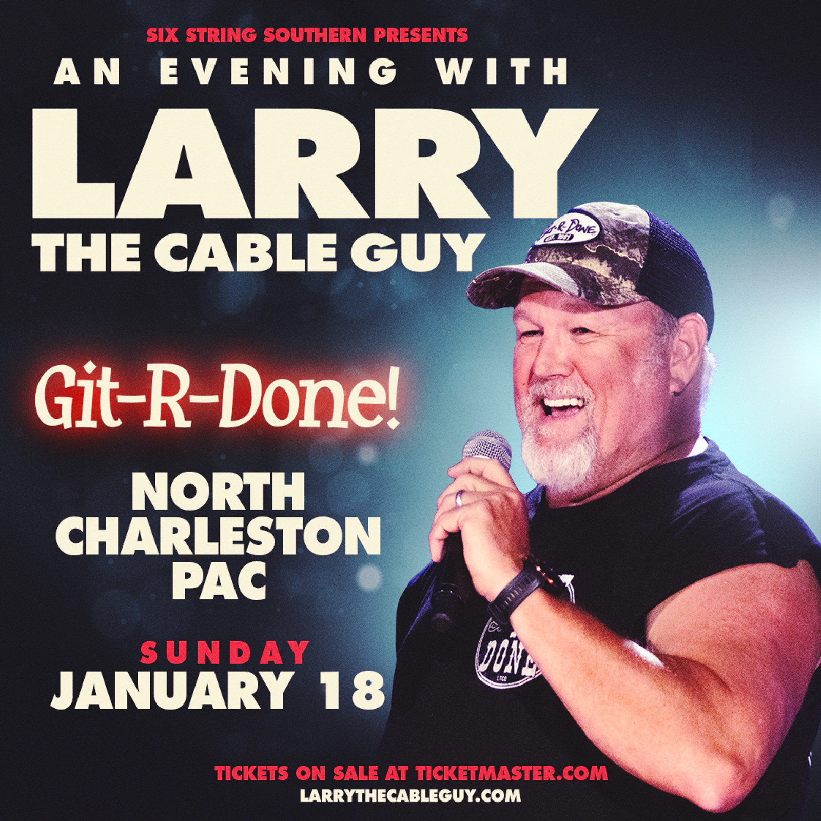 Larry The Cable Guy 1/18 at the North Charleston Performing Arts Center