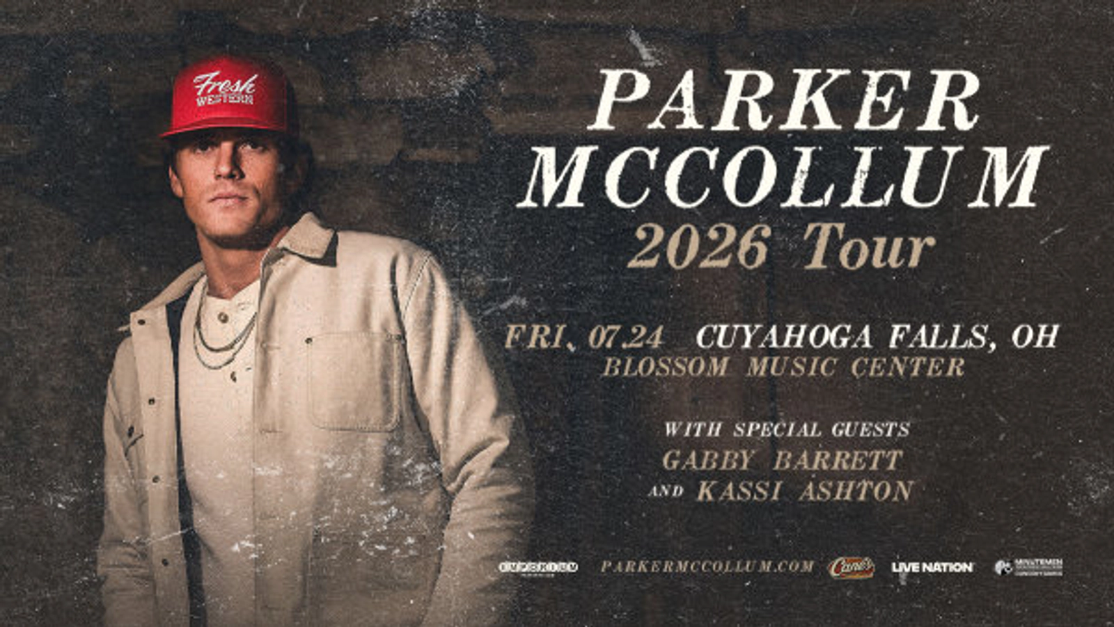Win Tickets to See Parker McCollum at Blossom Music Center